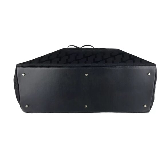 Lancel Women Black Inner Zip Pocket Adjustable Double Handles Tote Bag‎ - Picture 7 of 10